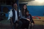 Francesca beim Freiwilligendienst in Nepal